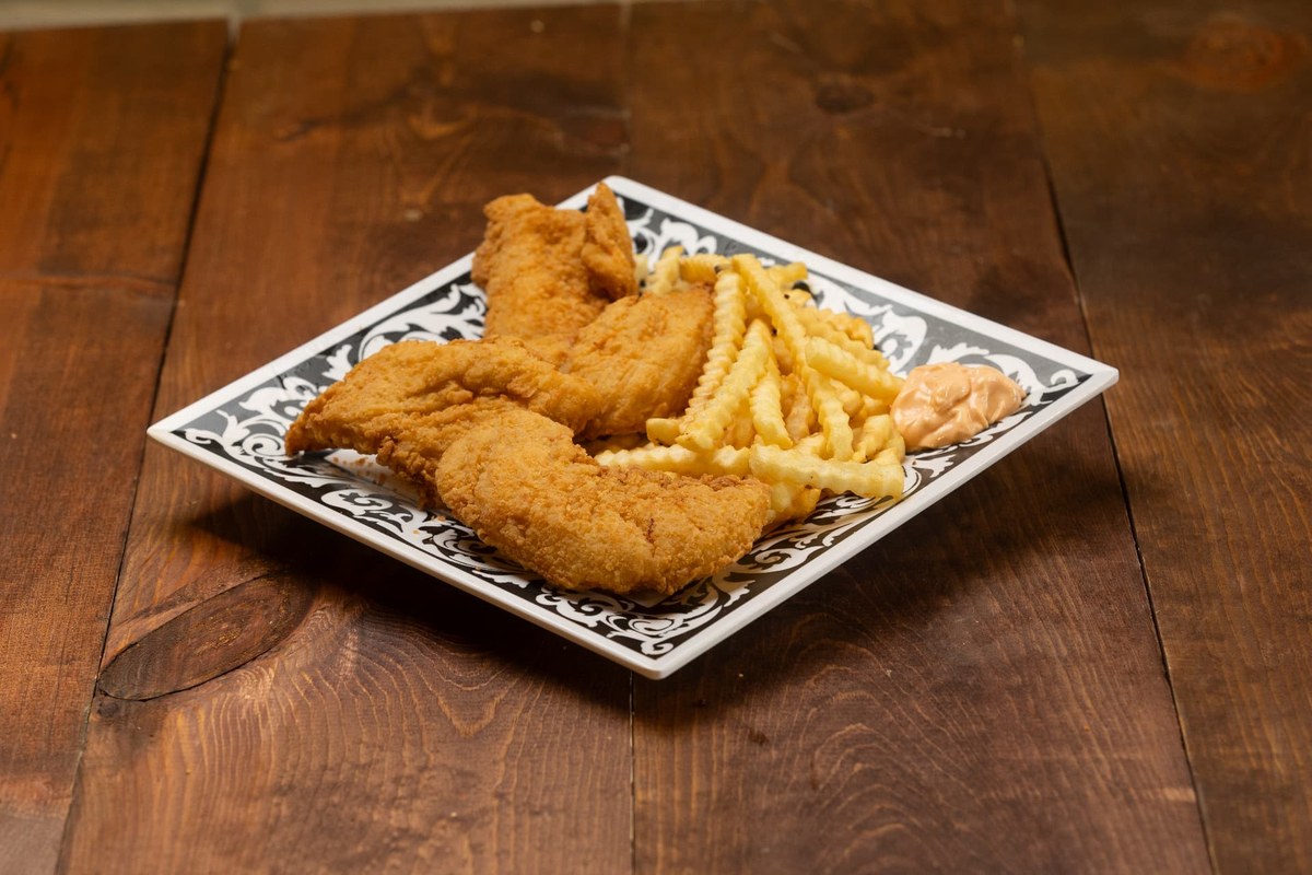 Chicken Tenders & Fries at Gourmet Grill