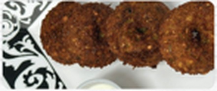 3-Piece Falafel with Tzatziki at Gourmet Grill